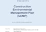 write emp, environmental management plan, esmp, cemp, oemp, construction